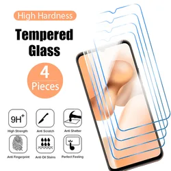 2/4Pcs Tempered Glass For VIVO Y70 Y15 Y33s Y72 Y55S Y27S Y100 Y100i V20 V23 V25 V21 V27e 5G Screen Protector Protective Glass