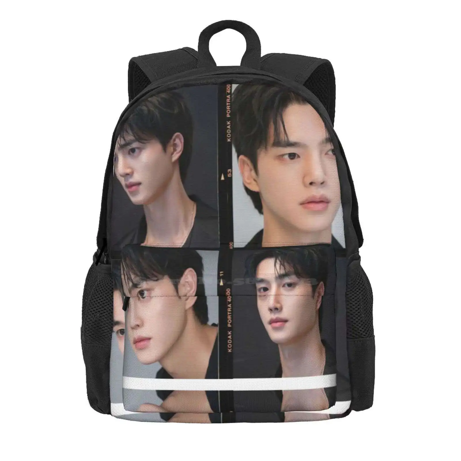 Song Kang Hot Sale Schoolbag Backpack Fashion Bags Song Kang Nevertheless Navillera My Demon Lainysshop 2023 Black And White