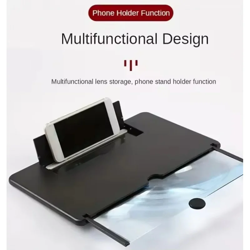 M   FOR   Screen Magnifier for Cell phone 2025 Newest Version 3D HD Video Phone Amplifier