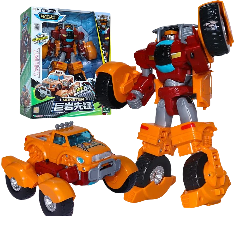 在庫銀河探偵トボット変換車ロボットおもちゃ韓国漫画兄弟アニメトボット変形タンク車のおもちゃ