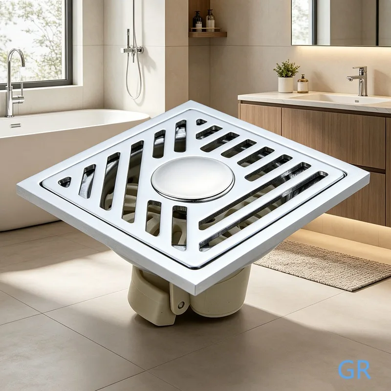 Stainless Steel Dual Purpose Floor Drain for Bathroom Anti Odor Anti Insect Washing Machine