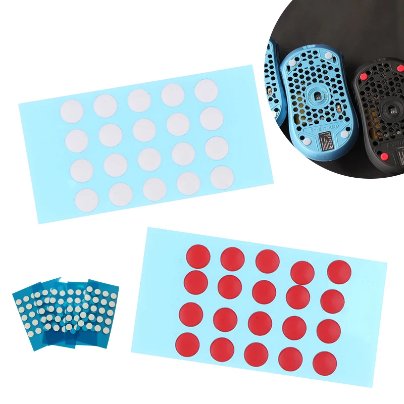 

Небольшие круглые точечные коньки для мыши из фторопласта, для самостоятельной сборки, версия для контроля скорости со льдом, износостойкие универсальные подставки для мыши