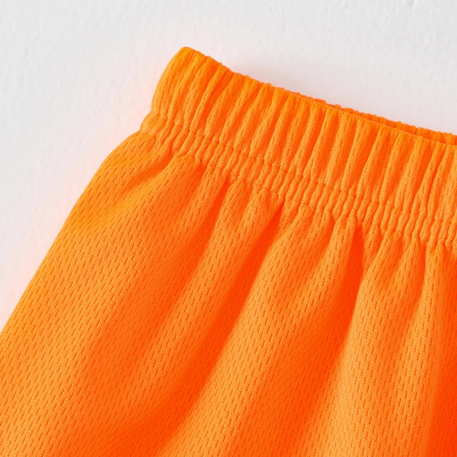 3-teiliges Set Kinder-Sommer-Shorts mit mehrfarbigem Buchstabendruck, lässige Sportshorts für Jungen, atmungsaktive Babyhosen – Detail 5
