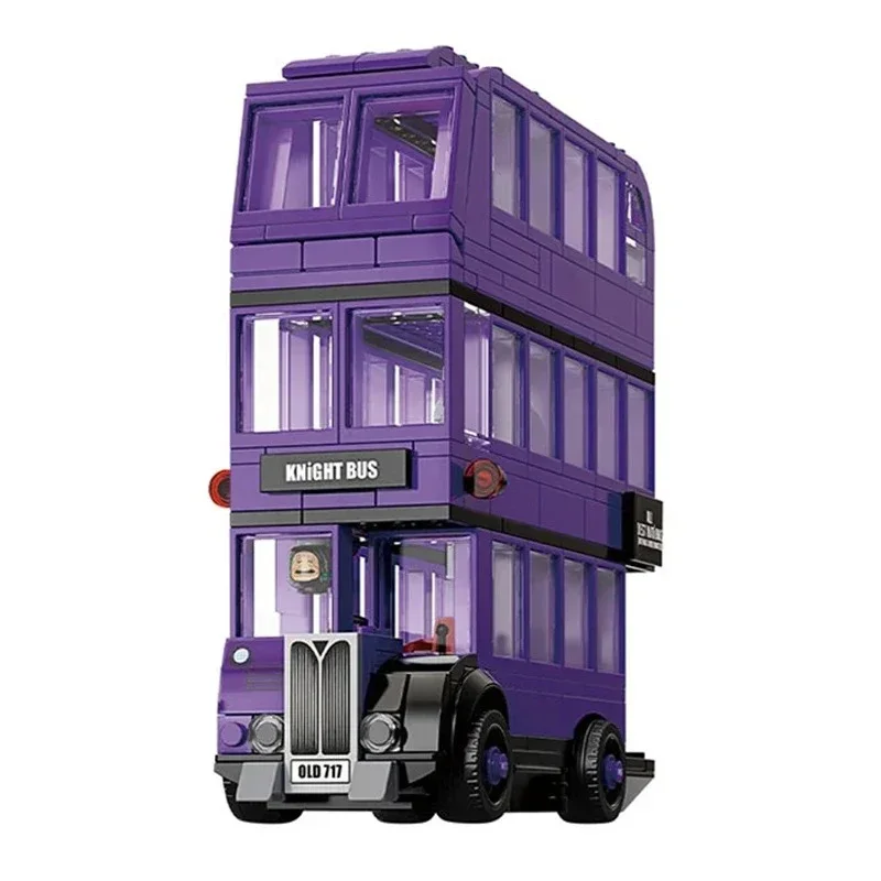 New Originality The Knight Bus Building Blocks Compatible 75957 Kits Transportation Model Bricks Children Toys For Boys Gift