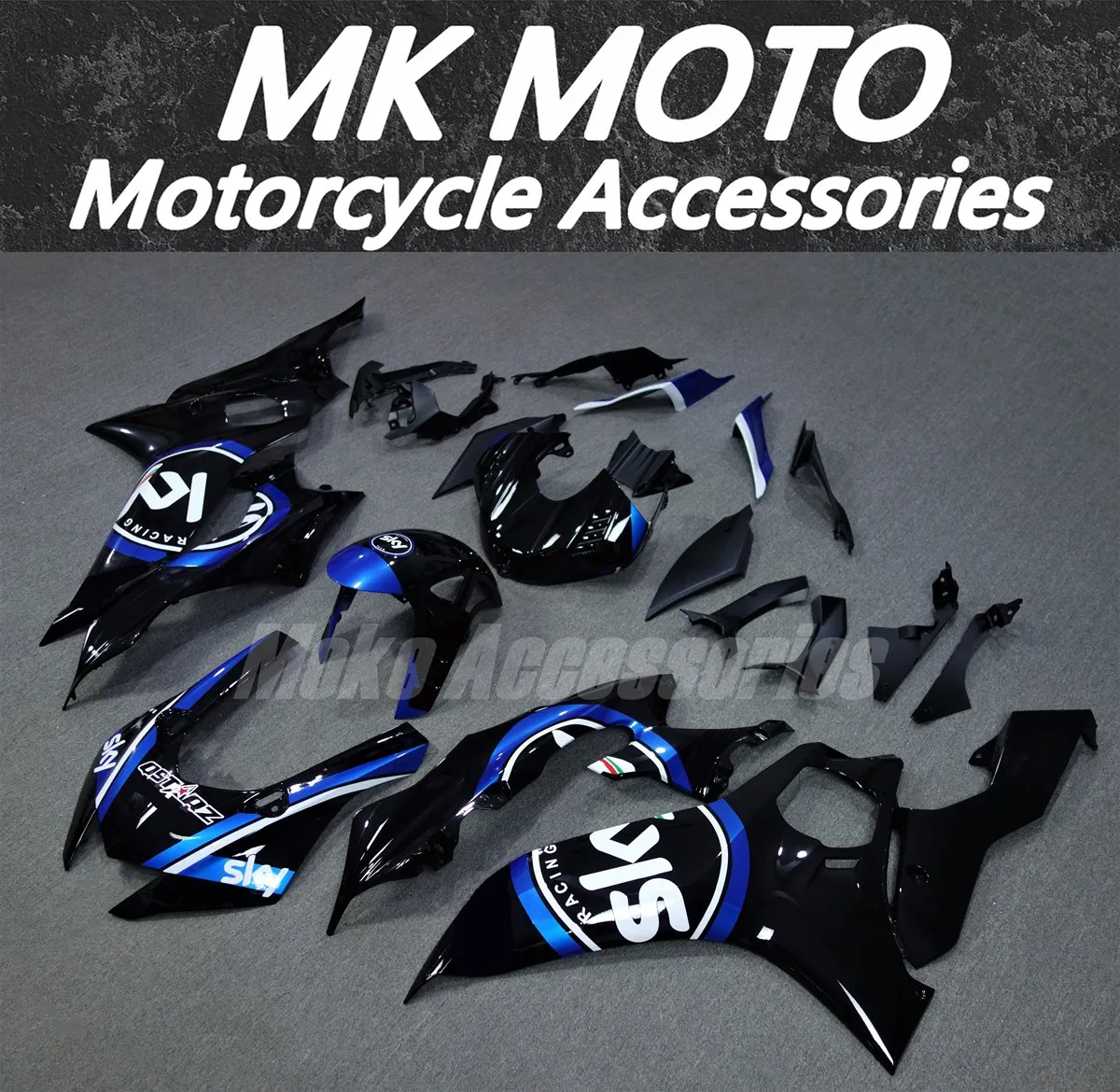 

Motorcycle Fairings Kit Fit For Yzf R6 2017 2018 2019 2020 2021 2022 2023 2024 Bodywork Set Abs Blue White Black