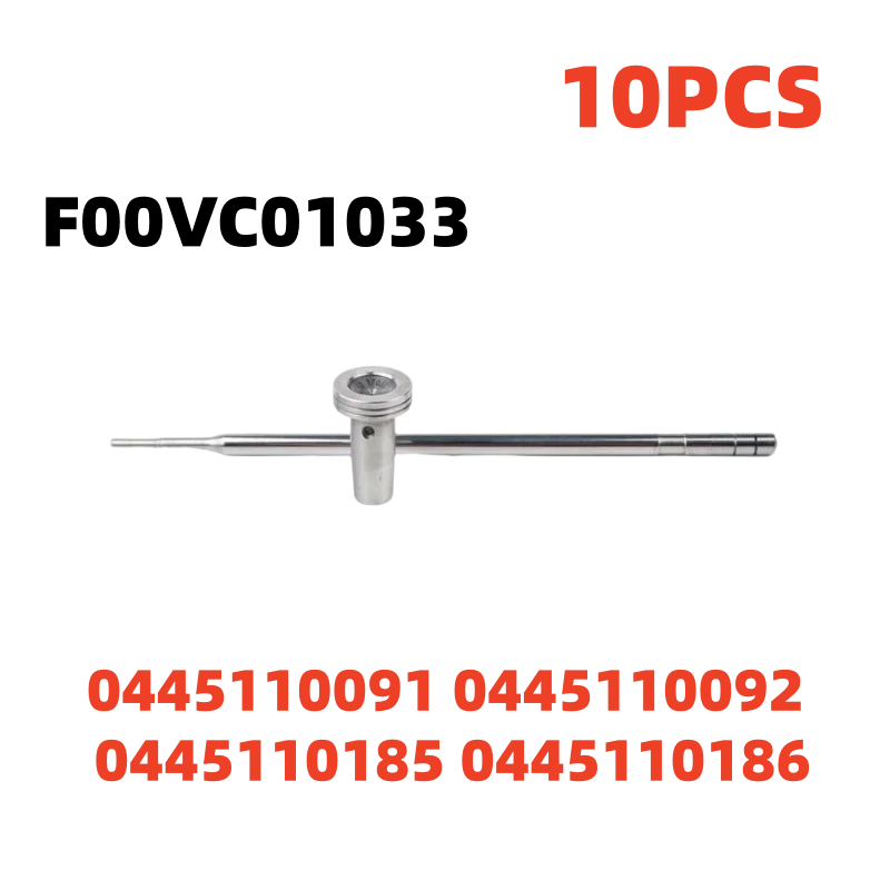 10pcs/lot Brand-New Diesel Fuel Injector Control Valve Set F00VC01033 For Injector 0445110091/092/185/186/279/283/306