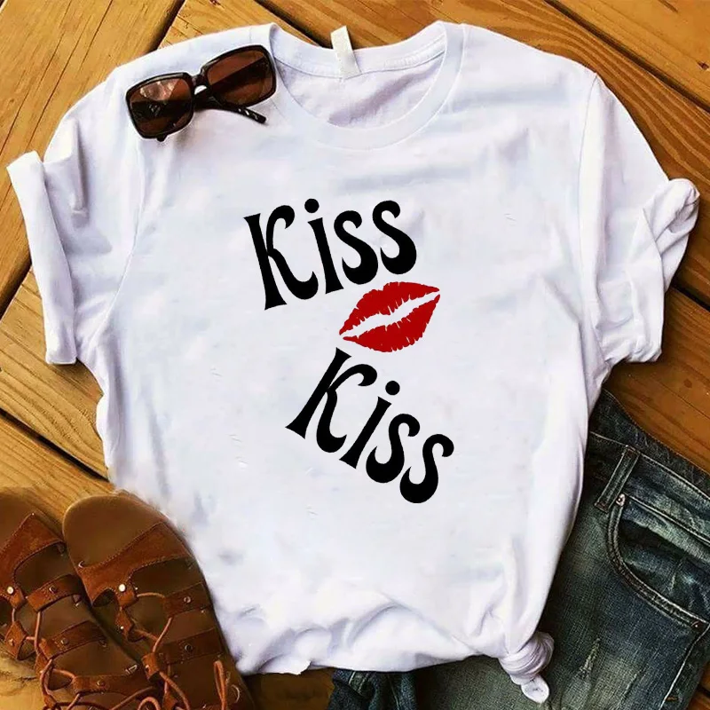 Fashion Just A Women Who Loves Motorcycles Printed T Shirt Femme Graphic Tee Shirt Femme Top Tshirt Female Lady Clothes T-Shirt