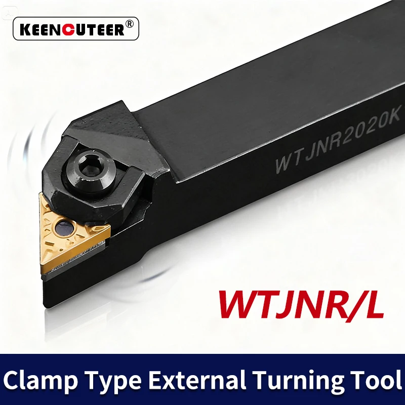 Wtjnr1616 wtjnr2020 wtjnr2525 wtjnr3232 ferramenta de torneamento externo wtjnr wtjnl barra de torno suporte de torneamento ferramenta de corte cnc barra de corte