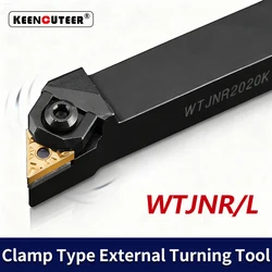 WTJNR1616 WTJNR2020 WTJNR2525 WTJNR3232 External Turning Tool WTJNR WTJNL Lathe Bar Turning Holder CNC Cutting Tool Cutter Bar