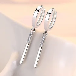 Boucles d'oreilles en argent Sterling 925 pour femmes, bijoux en Zircon doux, boucle d'oreille papillon, cadeaux de fiançailles pour dames, nouvelle mode