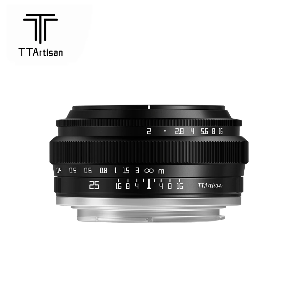 TTArtisan 25mm F2 APS-C Lens for Sony E Mount Fujifilm X XF Canon