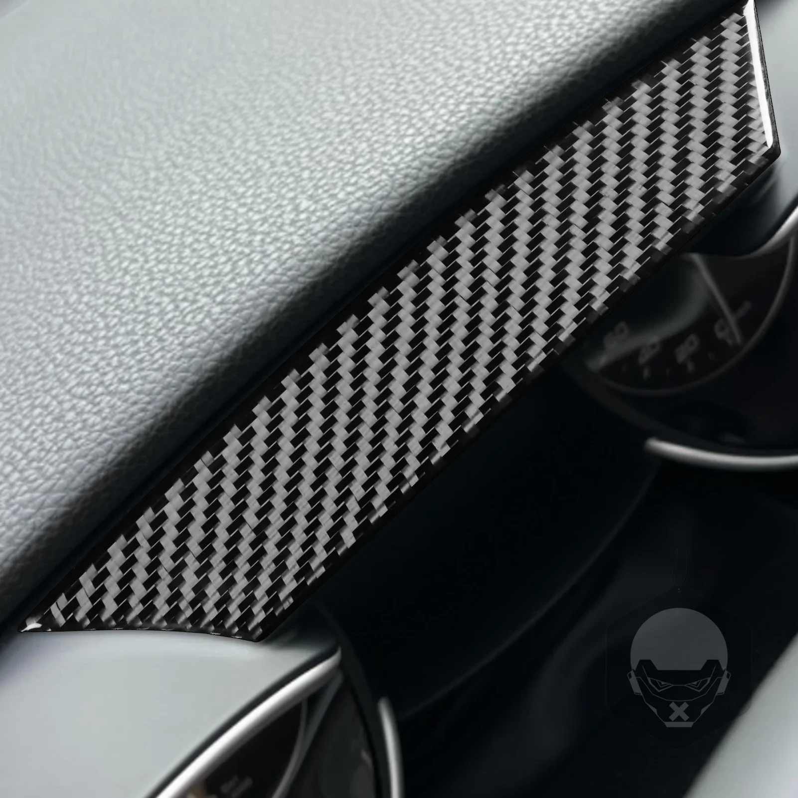 For Alfa Romeo-Giulia 2017-2021 Soft Carbon Fiber Speedometer Cover Car Interior Retrofit Accessories Sticker 3