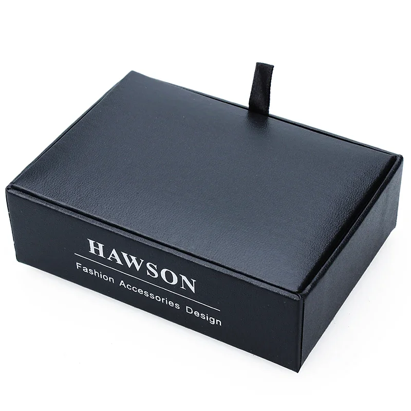 HAWSON 12 Pcs Black Jewelry Display Box for Cuff Links Studs Set High Quality Jewelry Storage Box for Jewelry Set-NONE LOGO