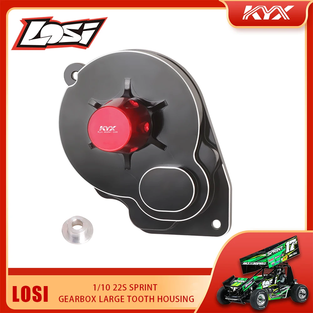 

KYX коробка передач из алюминиевого сплава с большим зубом для Losi 1/10 22S Sprint, модель автомобиля, аксессуары