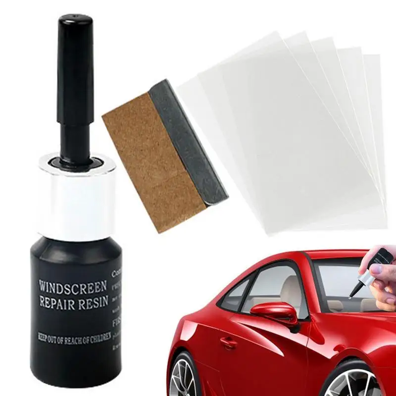 Windshield Repair Resin Kit For Car Window Chips Repair Nano-Repair Liquid Filler For Quick Fixing Of Small Windscreen Chips To