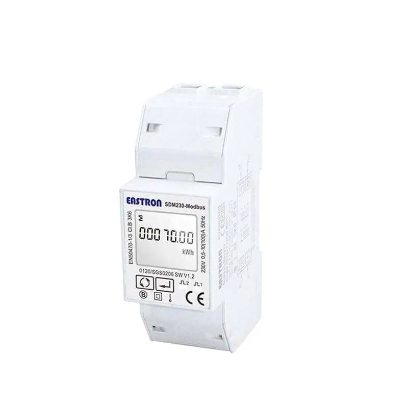 Growatt มิเตอร์ไฟฟ้าเฟสเดียว SDM230 Modbus V1 PV เซ็นเซอร์พลังงานแสงอาทิตย์สมาร์ท