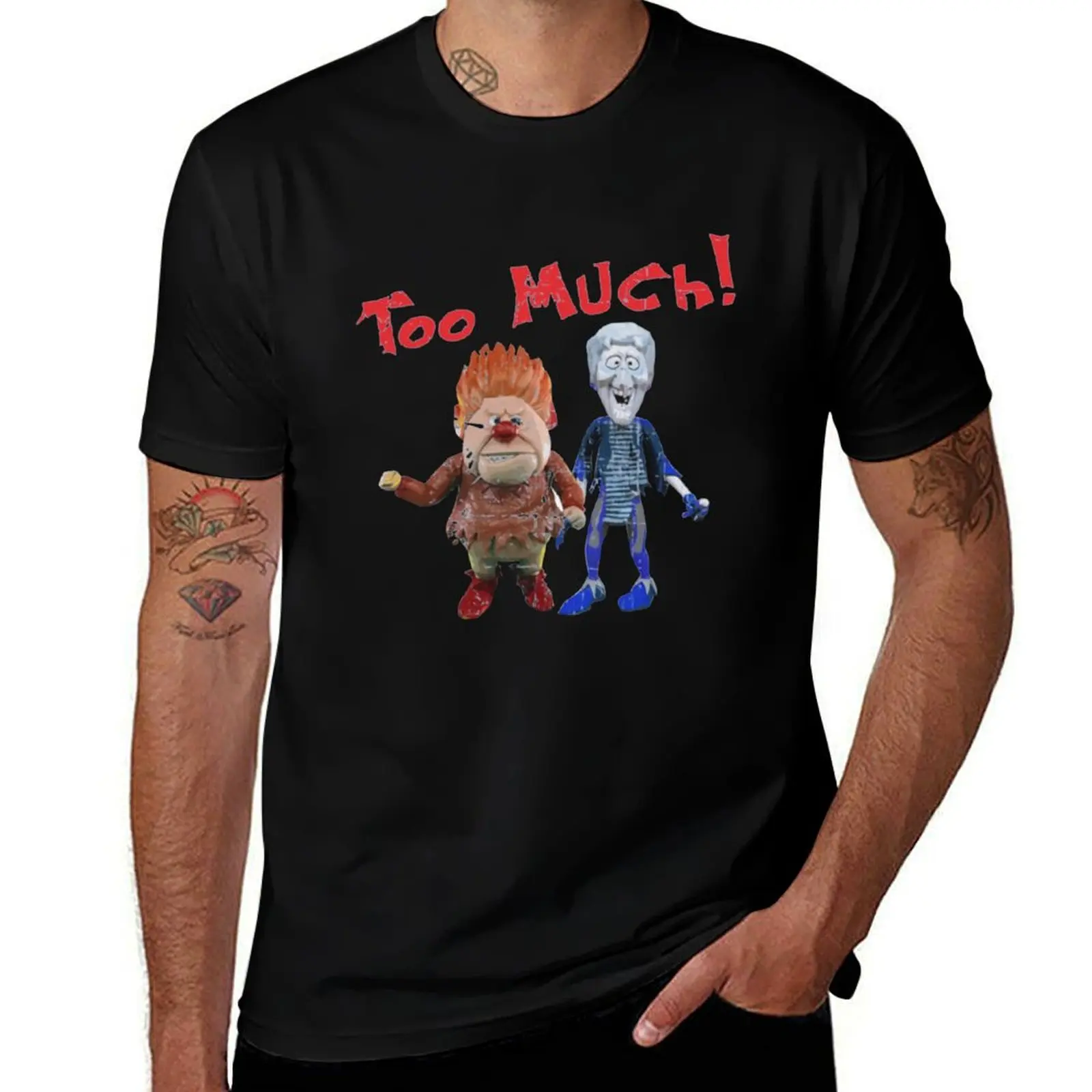 

Heat Miser and Snow Miser from The Year Without a Santa T-Shirt t shirt custom print T-Shirt