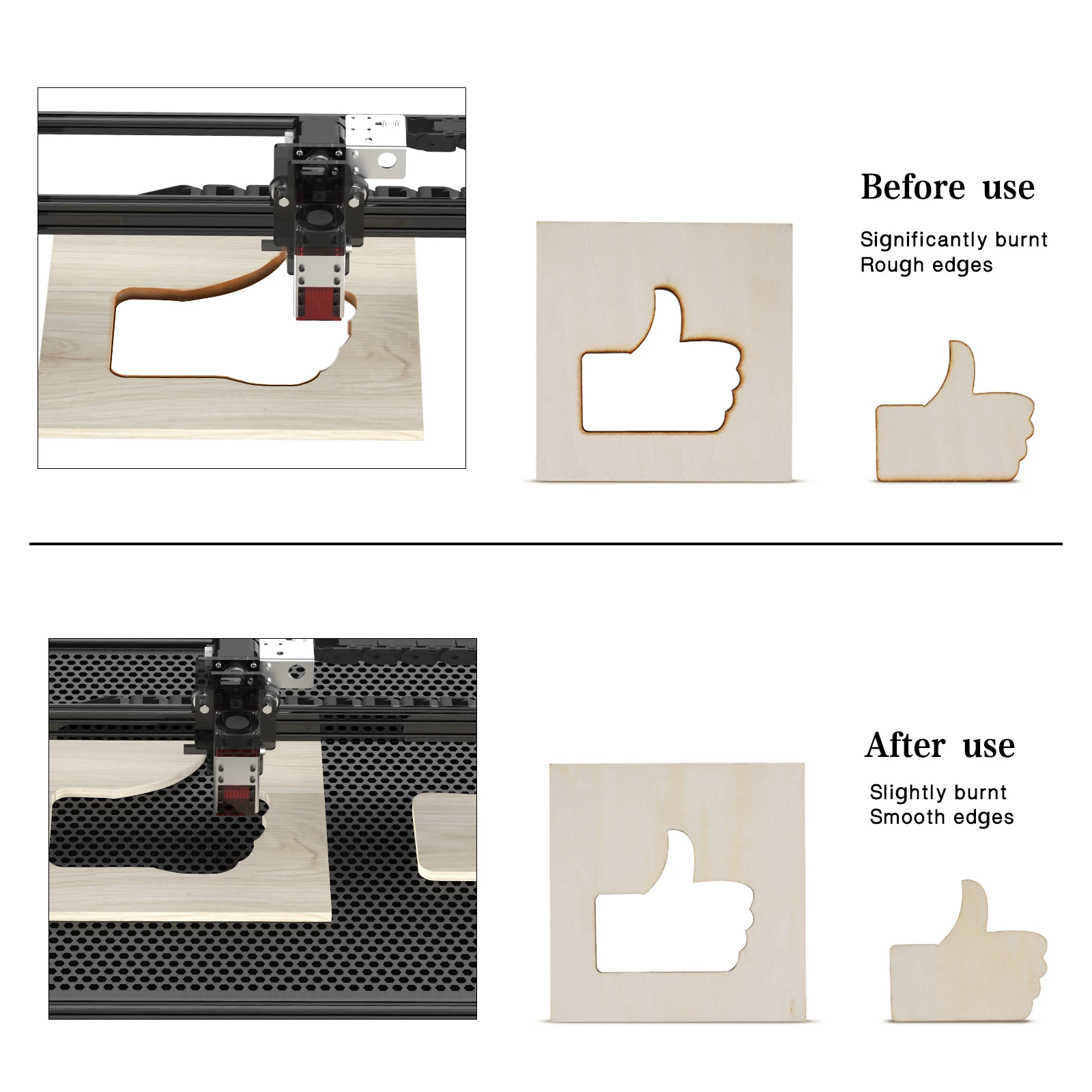 NEJE H4944 HONEYCOMB PANELS, 490 X 440 MM, LASER BED, LASER HONEYCOMB WORKING TABLE FOR NEJE PRO/PLUS LASER ENGRAVER & CUTTER