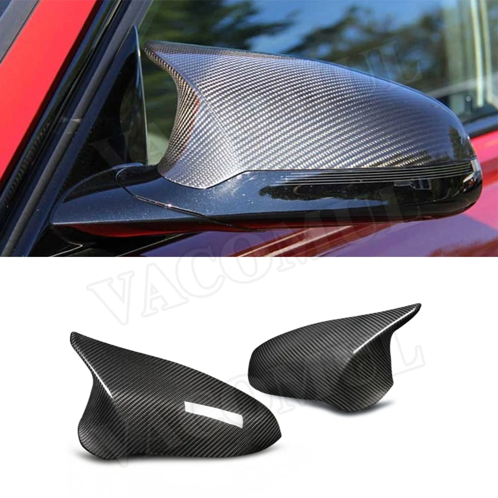 

Dry Carbon Fiber RearView Mirror Cover Caps For BMW F80 M3 F82 M4 2015 -2018 Replacement Style Side Mirror Cover RHD