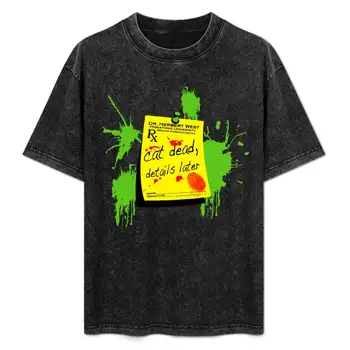ReAnimator Cat Dead, Details Later T-shirt t-shirts för män bomull rolig t-shirt herr lyxig T-shirt 10 best sales Reanimator - №8