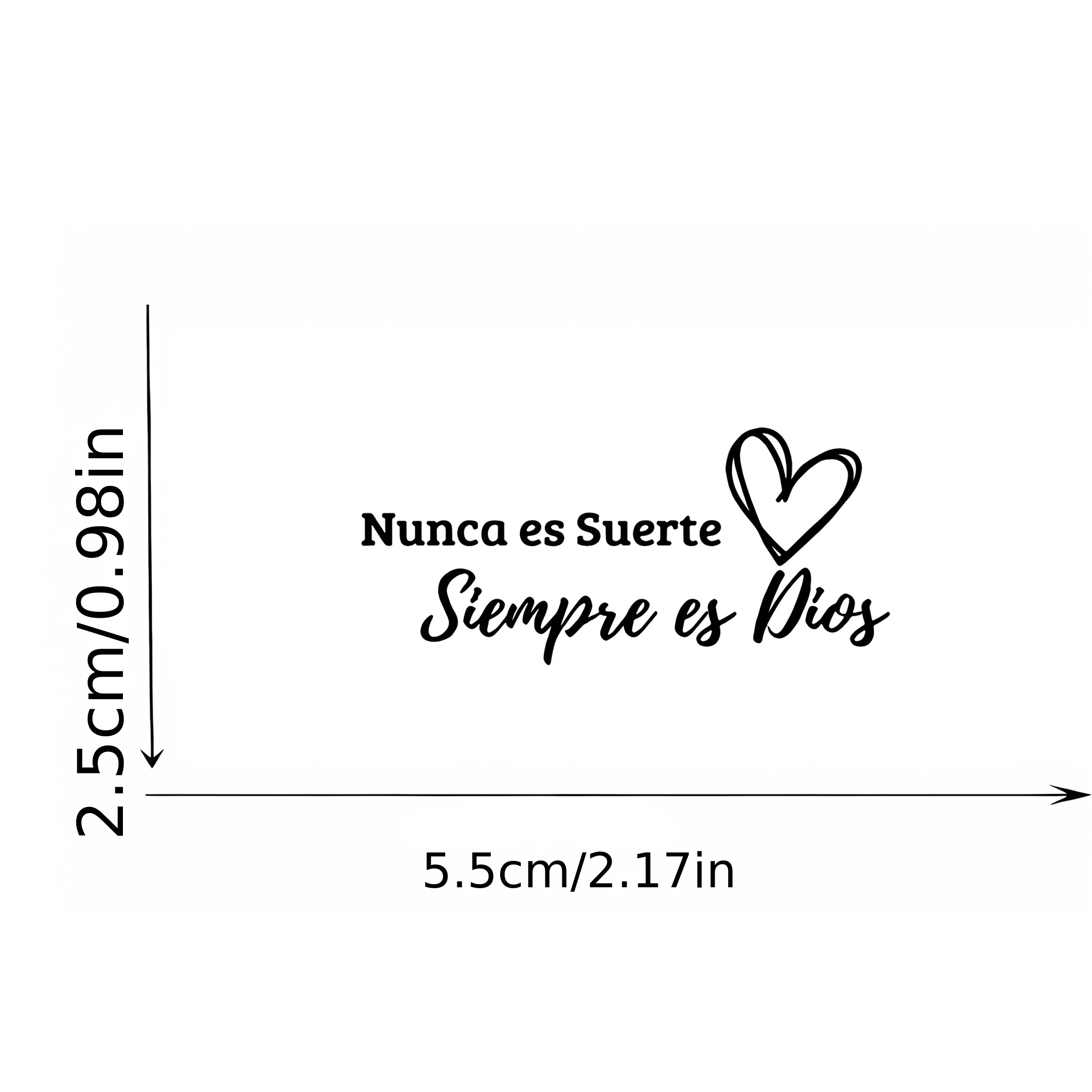 10Pcs Inspirational Spanish Quote Sticker: