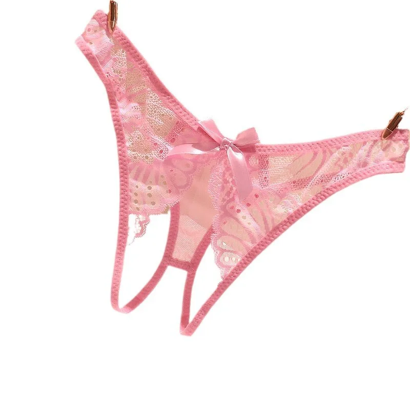 여성용 탈부착 가능한 티백 끈 팬티 – 조절 가능한 오픈 크로치 란제리, 스플릿 디자인, 여름 필수품, 외투와 호환 가능