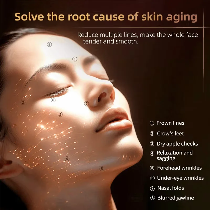 Masajeador Facial EMS, masaje de estiramiento Facial profesional, rejuvenecimiento de la piel, compresa fría y caliente, limpieza Facial profunda, dispositivo de belleza para el cuidado de la piel