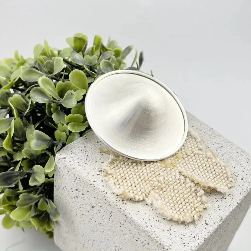 925 Pure Silver and 999 Silver Nursing Cups - Nipple Covers for Healing,1 piece