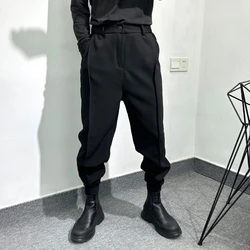 Owen Seak Men Casual Pants High Street Wear Pencil Length Pants Men's Sweatpants Spring Harem Black Pants
