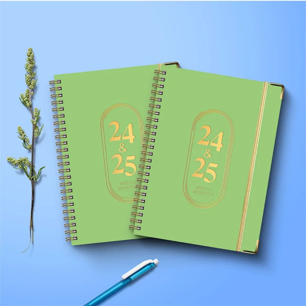 2024-2025 English Notebook A5 Diary Work and Exercise Schedule Notebook Art Students Sketch Book Memo Graffiti Stationery