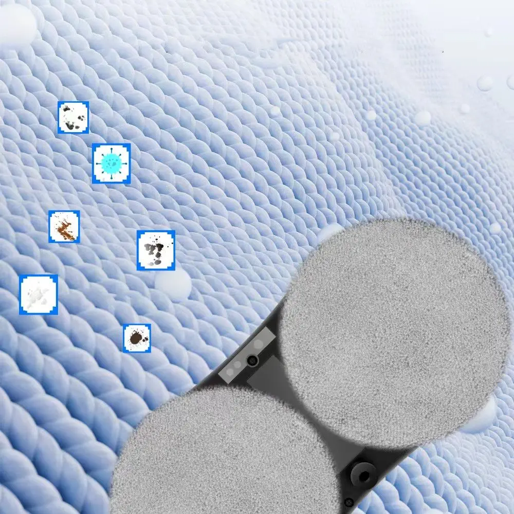 Liectroux-窓掃除ロボットアクセサリー,表面洗浄用の特別な布,12ユニット,HCR-10