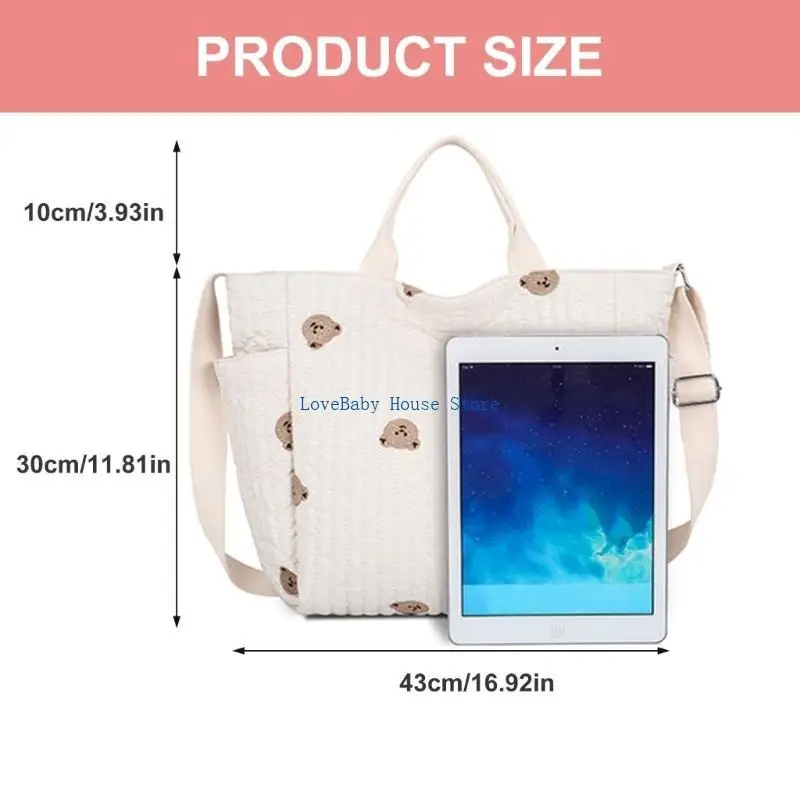 BX0D Przenośna pieluszka torebka wielofunkcyjna torba na ramię