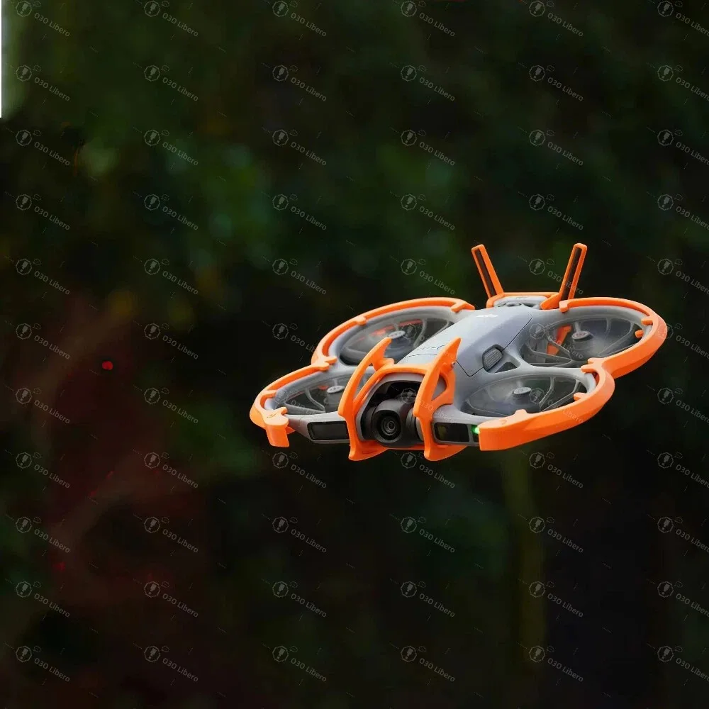 Zestaw ochronny do DJI Neo 2, drukowany w 3D z materiału ABS, pełna ochrona, zawiera skrzydło stabilizujące, lekka konstrukcja. — zdjęcie produktu 4