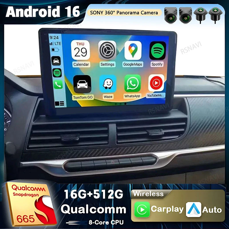 

Android 16 Carplay Car Radio For Great Wall Wingle 7 2018 - 2021 Multimedia Video Player Navigation GPS Stereo 2Din DVD WIFI+4G