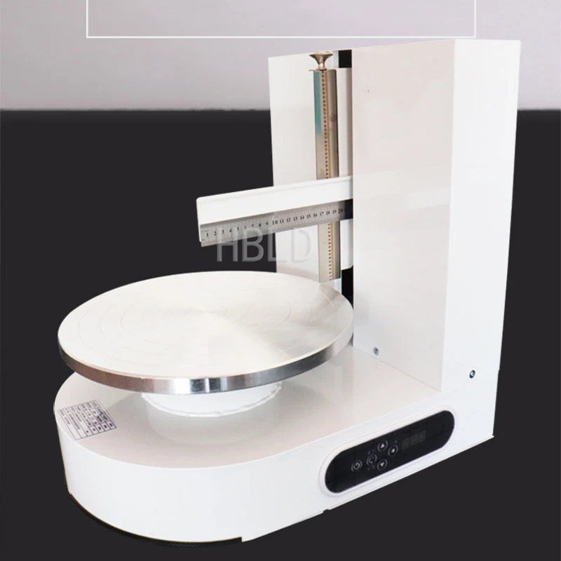 Adjustable Electric Cake Leveling Machine Rotating Smooth Rotary Table Scraper