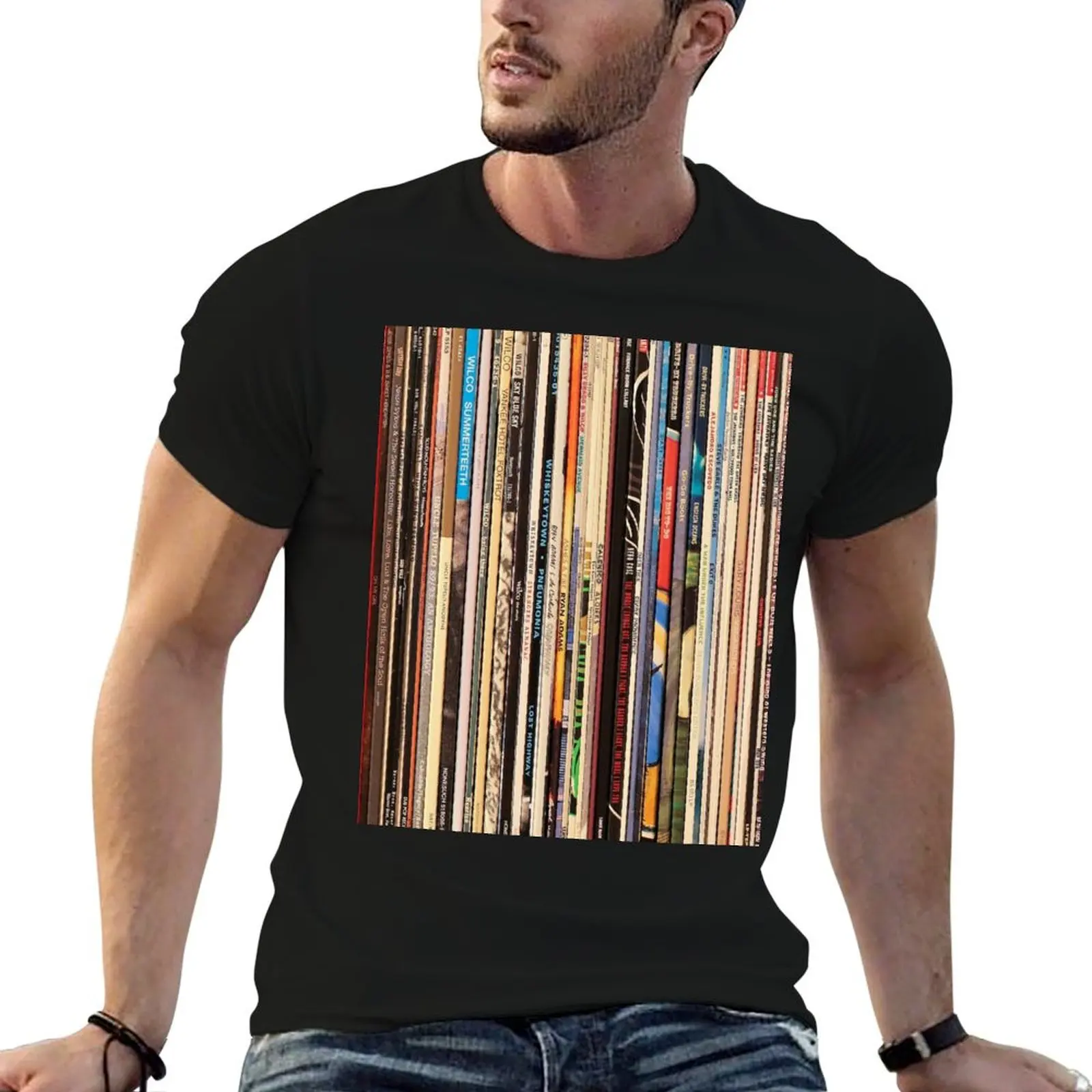 

quality Vinyl cotton t Alt-Country cotton shirts T-Shirt high men shirt 100% Records t