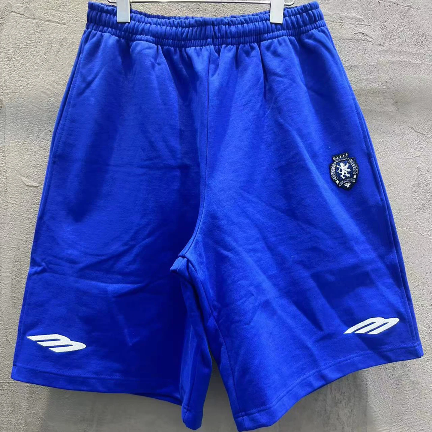 

BCLENEICAC Loose Fit Casual orts Embroidered Fooall Letters Straight Leg Sport Five-Point Pants Youth Summer Faion