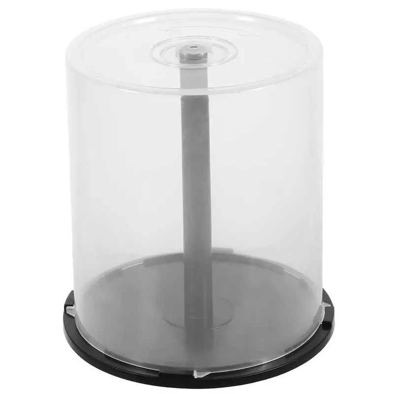 

CD Case Storage Bin Dvd Bucket Bracket Box Plastic Holder Empty Container Travel