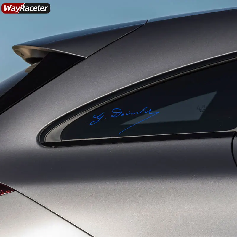 Car Interior Body Window Sticker Trunk Signature G Daimler Decal For Mercedes Benz All models A C E S CLA GLS GLE ML G Class AMG