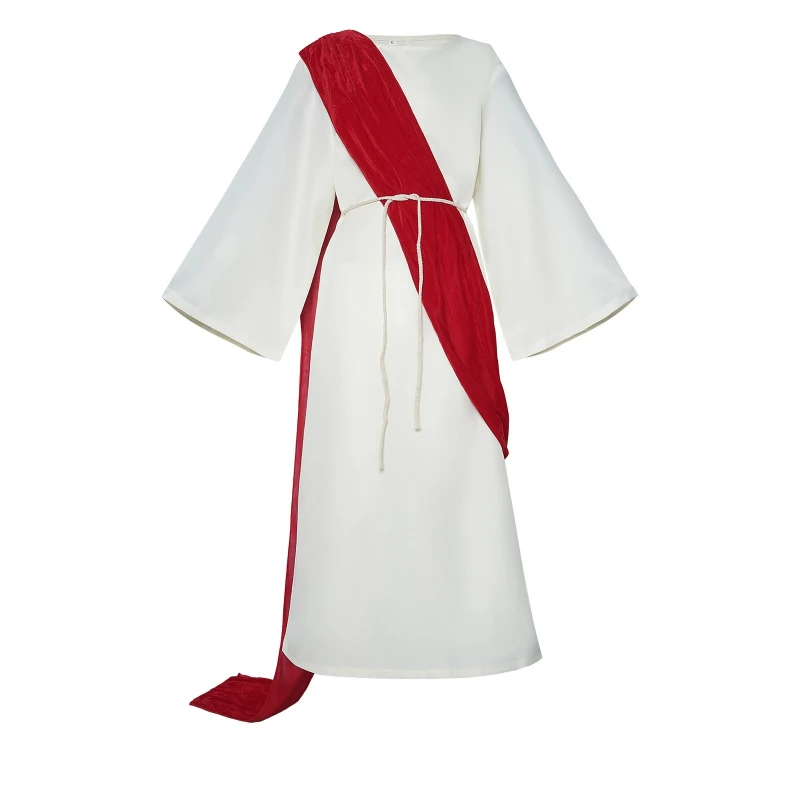 

Medieval Cosplay Costume, Ancient Roman Greek King Missionary Outfit, Retro Role Play Themed Stage Performance Fancy Dress Up