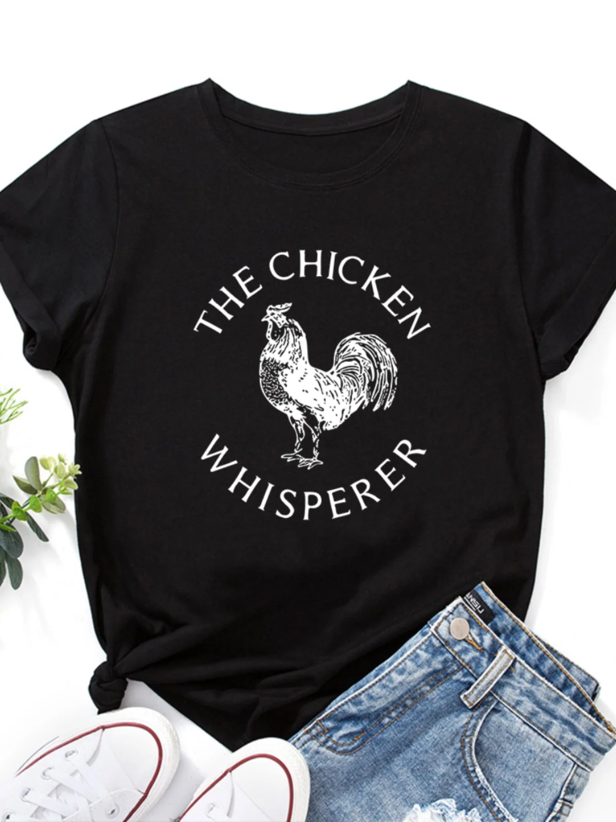 

Женская хлопковая футболка свободного кроя, легкая ор Све, круглая, с принтом Ne, летняя мода для молодых взрослых