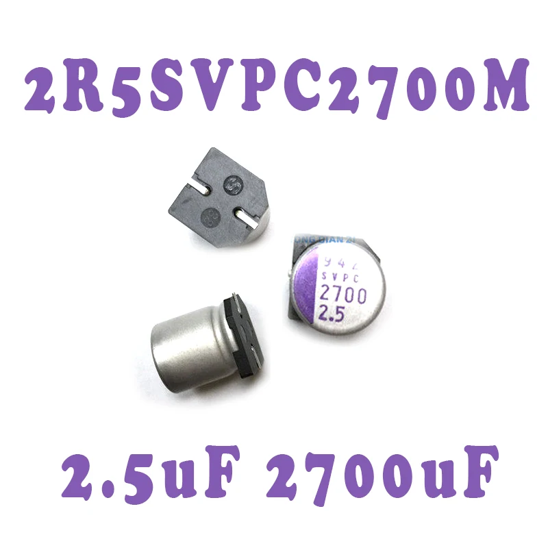 10-個-25v2700uf-10x127mm-svpc-2r5svpc2700m-smd-ソリッドステートコンデンサ-固体ポリマーコンデンサ-2700uf-25v