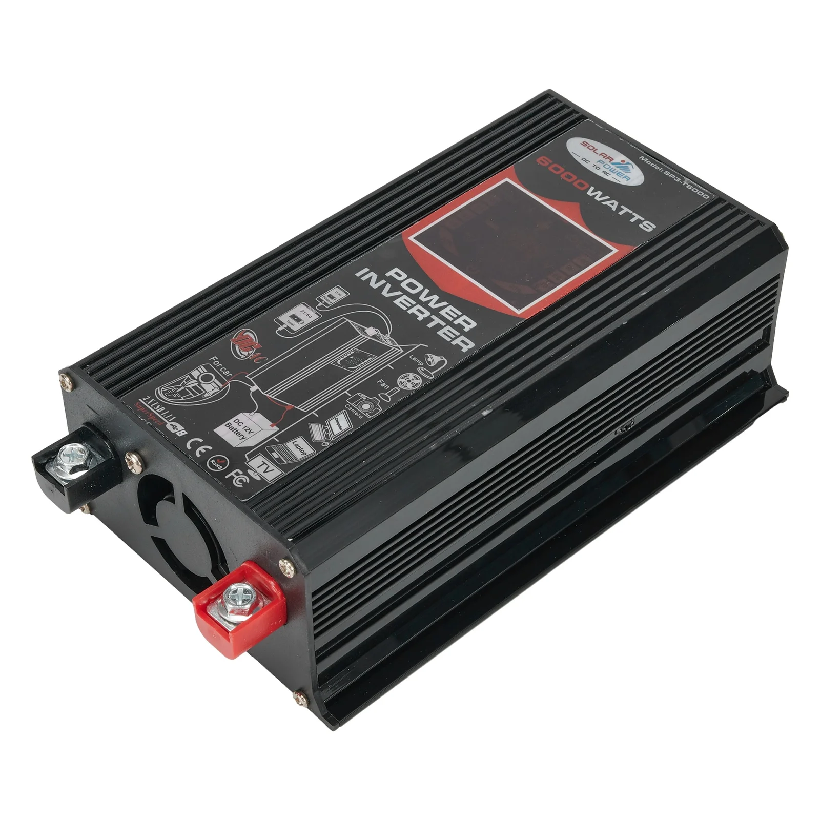 

Voltage Converter Power Inverter DC 12V To AC 110V Overload Protection Charger Adapter Power Equipment Internal Fuses