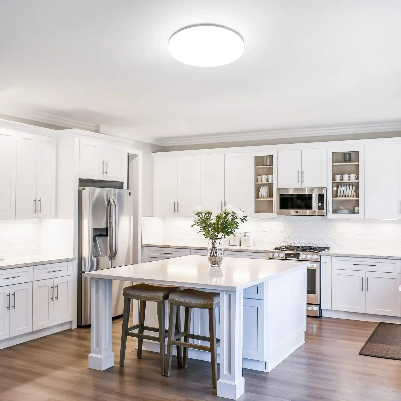 Luz de teto do banheiro luzes do painel led 30w moderna luz da cozinha para o quarto casa interior ultra fino lâmpada do teto luz parede