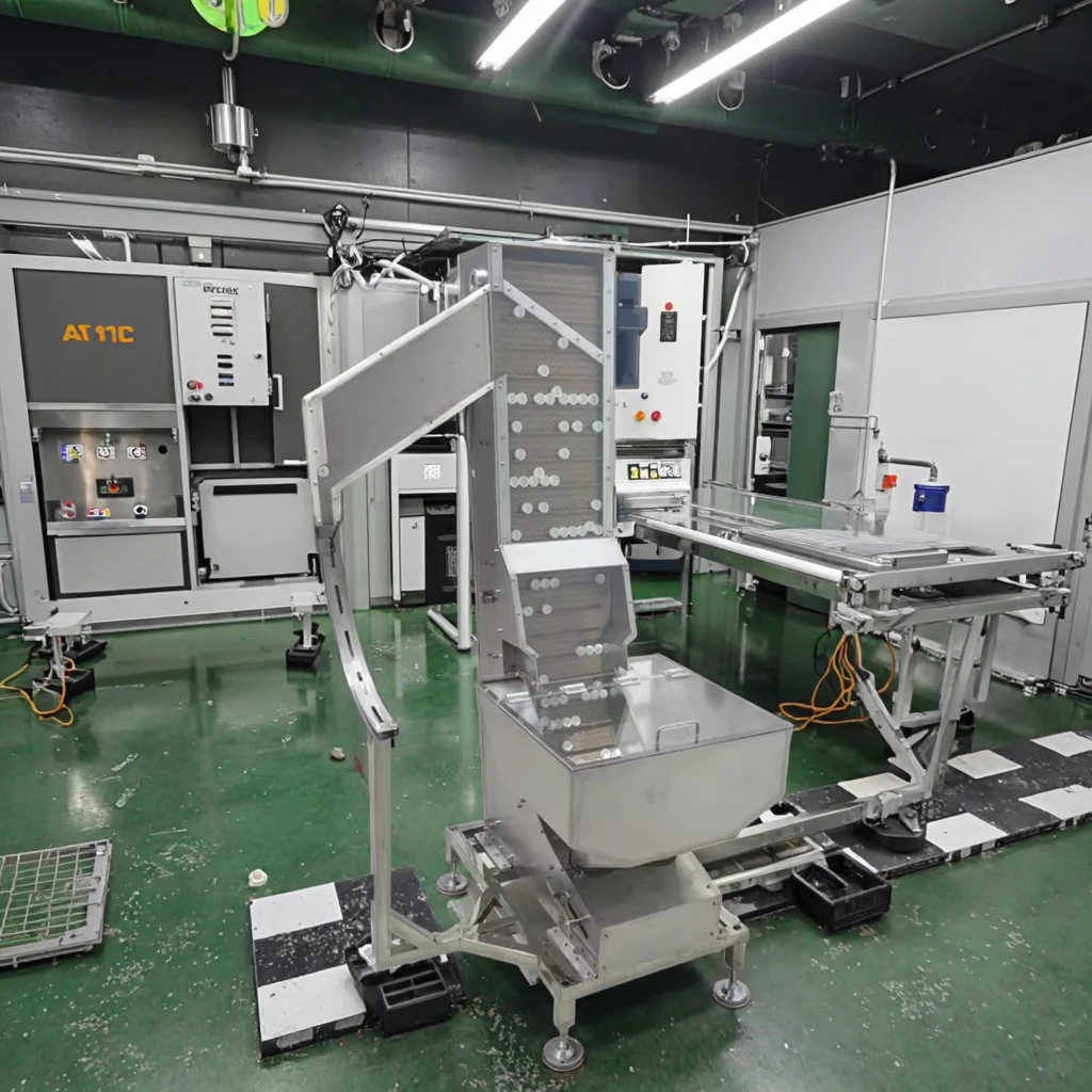 Componenti del nucleo del motore e del PLC della macchina di smistamento del tappo a benna 220V per uno screening efficiente e scarica unificata dei tappi di bottiglia