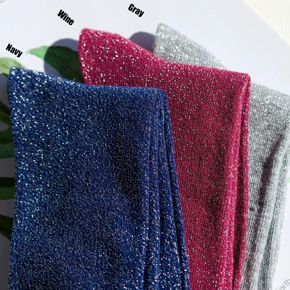 3 زوج/مجموعة المرأة أزياء مثير لامعة الجوارب الكورية نمط الذهب والفضة الحرير الحلوى Coloredsocks الفاخرة تصميم جودة عالية