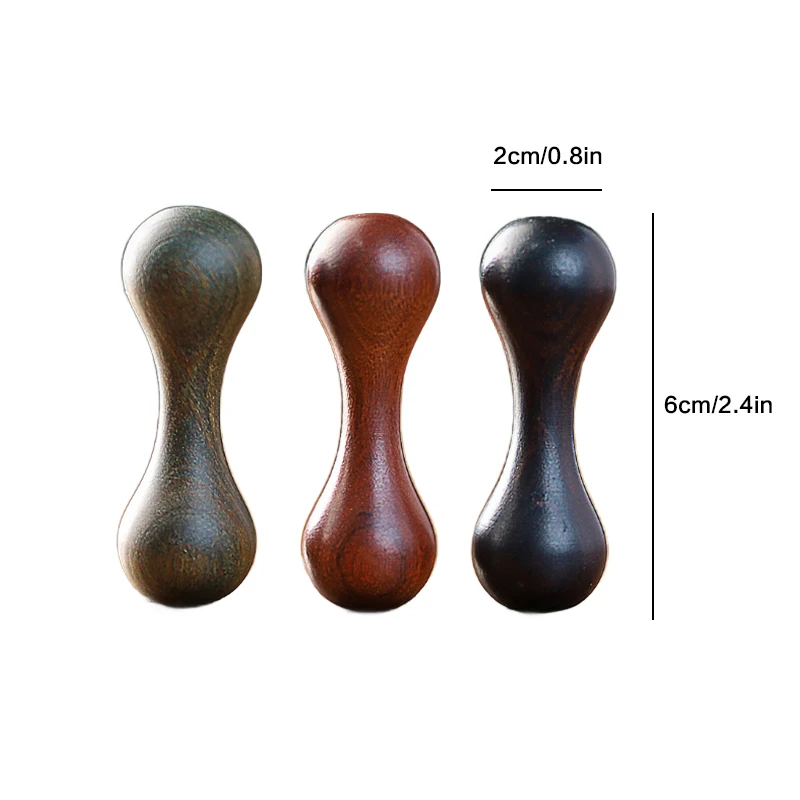 Knucklebone Sandalwood Fingertip Top Baole Bead Begleri Toy Knucklebone Finger Limit EDC Anti Stress Autism ADHD Finger Exercise