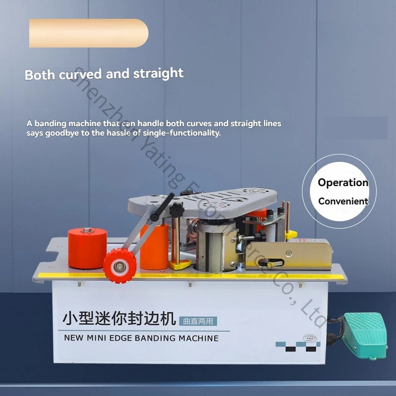 Small Sawing Table Edge Banding Machine Portable Household Wood Board Dual-purpose Fully Automatic Band Breaking