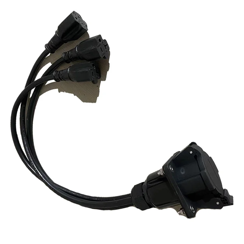 

3 Head EV Charger Adapter With 0.3M Cable J1772 To NEMA 5-15/5-20 For Bike Scooter One Wheel US Plug Adapter 110V-220V