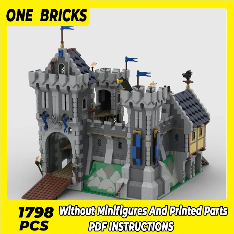 

OneBricks Moc Building Blocks Street View Model Series Eagle Knight Castle Technology Bricks DIY Toys For Kids Children Gifts